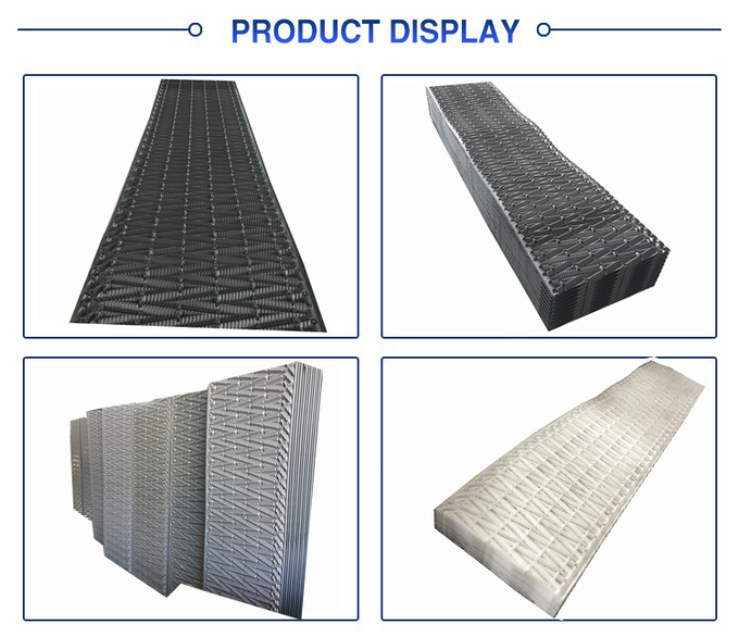PVC Kuken หอระบายความร้อน Fill Types Industrial หอระบายความร้อน Fill Media 1