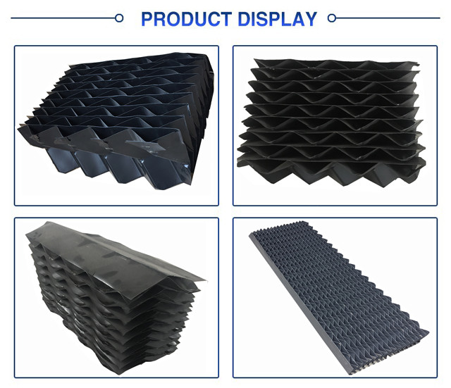 PVC Louver หอระบายความร้อน เครื่องกำจัดการดริฟท์ 30mm PVC Mist Eliminator 1