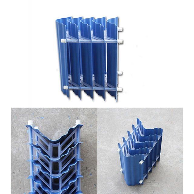 PVC Eliminator In หอระบายความร้อน Components Evaporative Condenser เครื่องกำจัดการดริฟท์s 1