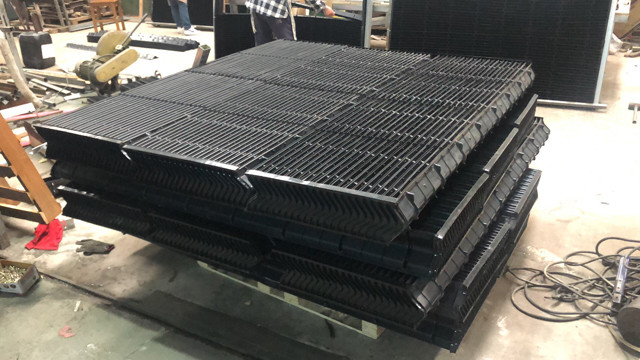 PVC 145MM EAC เครื่องกำจัดการดริฟท์ Of หอระบายความร้อน Counterflow Crossflow Cellular Design 6